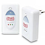 Електронний відлякувач клопів Pest Reject HK02, Ультразвуковий відпугувач, Побутовий відлякувач мишей US-33, фото 8