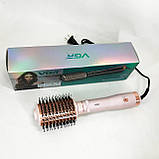 Жіночий потужний фен для укладання волосся, Фен для волосся з насадками універсальний HD-17, фото 6