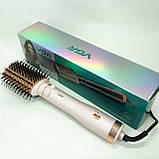 Жіночий потужний фен для укладання волосся, Фен для волосся з насадками універсальний HD-17, фото 9
