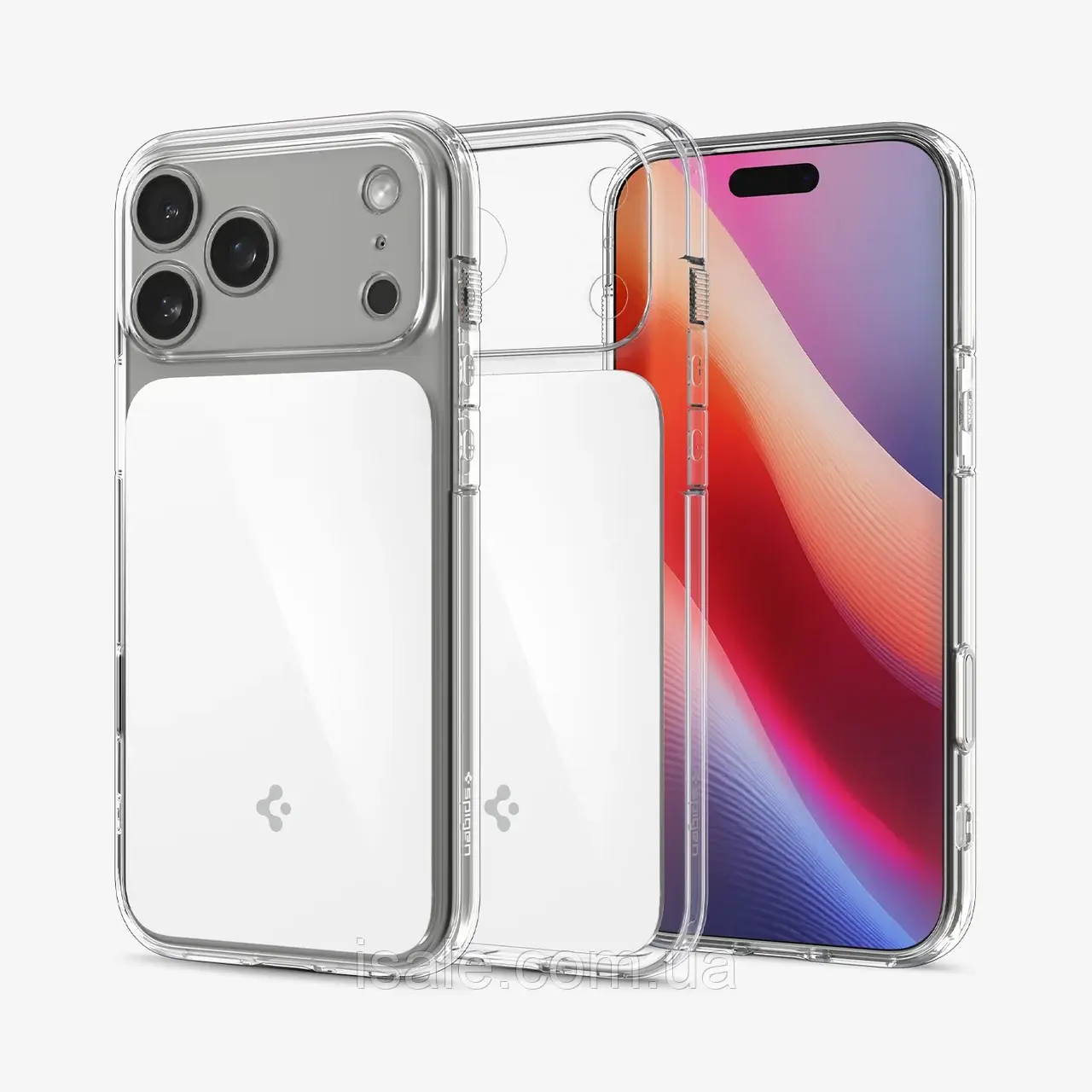 Захисний чохол Spigen Ultra Hybrid T MagSafe для iPhone 17 Pro (2025), ACS10077​​​​​​​, Clear White, фото 1