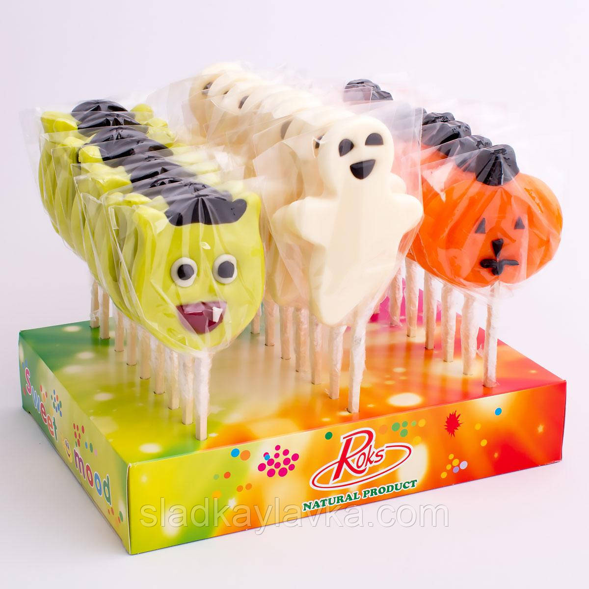 Карамель льодяникова "Хеловін" 70г. (27шт.) ТМ Рокс, фото 1