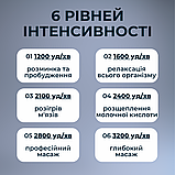 Перкусійний масажер, масажний пістолет, ударний масажер Hechpro (MASS9), фото 2