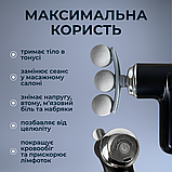 Перкусійний масажер, масажний пістолет, ударний масажер Hechpro (MASS9), фото 6