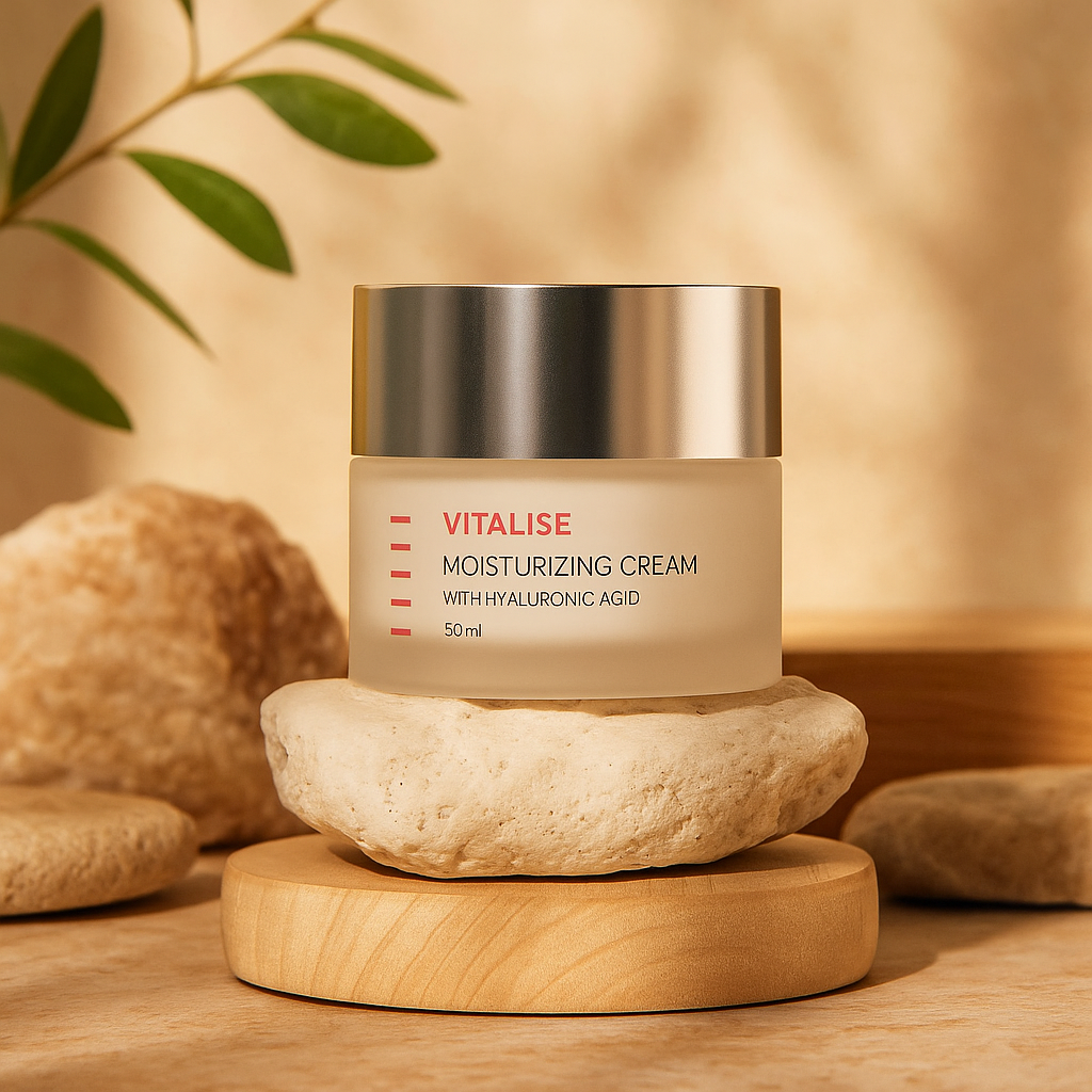 Денний антивіковий зволожуючий крем для всіх типів шкіри Holy Land Vitalise Moisturizing Cream 50 ml, фото 1