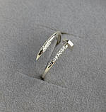 Срібна каблучка Цвях, фото 2