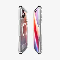 Чохол Spigen Ultra Hybrid S MagFit для iPhone 17 Pro, (2025), ACS09946, Clear White, фото 8