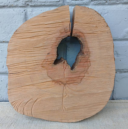 Зріз дерева для декоративного мистецтва, d 240х220мм., фото 1