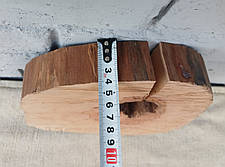 Зріз дерева для декоративного мистецтва, d 240х220мм., фото 2