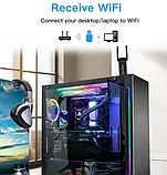 FENVI AX1800 Ultra-Speed WiFi 6 USB-адаптер 1800 Мбіт/с (2×2 антен), фото 9