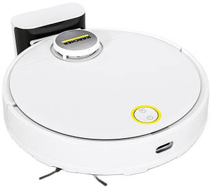 Робот-пилосос Karcher RCV 3, 400Вт, h=9.4см, вологе прибирання, конт пил -0.5л, вода -0.17л, автон. робота до 120хв, вага-3.7кг,