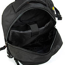 Рюкзак шкільний для хлопчика підлітковий ортопедичний чорний на два відділи з 6 по 11 клас Power In Eavas 9009, фото 2