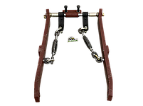 Комплект посиленої задньої навішування з литими тягами 30 мм (низ) для МТЗ | Посилення задньої осі тяг і стяжок, фото 3