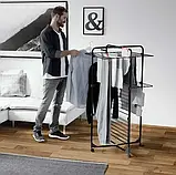 Сушарка для білизни Vileda Mixer 3 Ultimate, вертикальна, 3 рівні, 30 м, коліщата, Італія, фото 2