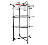 Сушарка для білизни Vileda Mixer 3 Ultimate, вертикальна, 3 рівні, 30 м, коліщата, Італія, фото 3