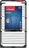 Сушарка для білизни Vileda Mixer 3 Ultimate, вертикальна, 3 рівні, 30 м, коліщата, Італія, фото 4