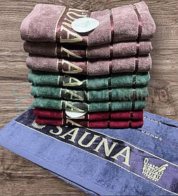 Махровий рушник для обличчя "SAUNA"