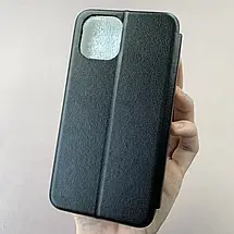 Чохол-книга для iPhone 12 чорна з патріотичним принтом Україна з синьо-жовтими квітками q09p, фото 2