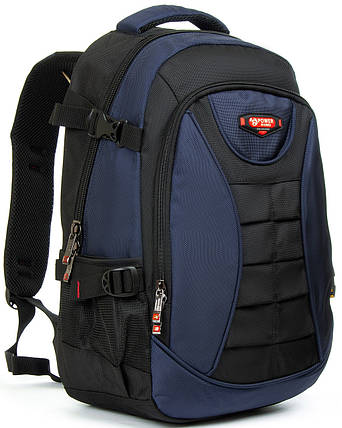 Рюкзак шкільний для хлопчика підлітковий ортопедичний синій на два відділи з 6 по 11 клас Power In Eavas 9009, фото 1