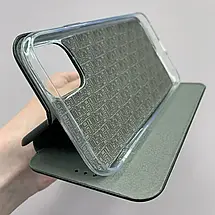 Чохол-книга для iPhone 11 чорна з патріотичним принтом Україна з синьо-жовтими квітками q09p, фото 5