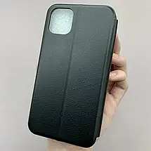 Чохол-книга для iPhone 11 чорна з патріотичним принтом Україна з синьо-жовтими квітками q09p, фото 2