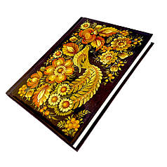 Блокнот "Пташка" 15*20*2 см., з петриківським розписом, ручної роботи зроблений з любов'ю