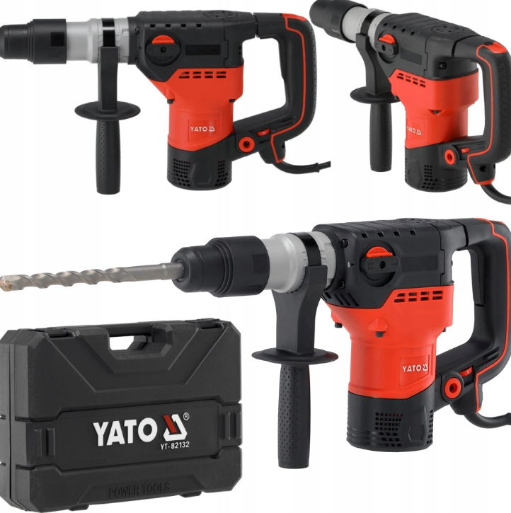 Перфоратор SDS Max Hammer Max Stroplate 1600Вт для кування та буріння YATO YT-82132