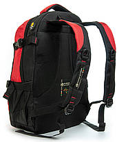 Рюкзак шкільний для хлопчика підлітковий ортопедичний червоний на два відділи з 6 по 11 клас Power In Eavas 9009, фото 4