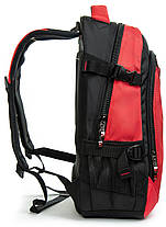 Рюкзак шкільний для хлопчика підлітковий ортопедичний червоний на два відділи з 6 по 11 клас Power In Eavas 9009, фото 5