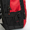 Рюкзак шкільний для хлопчика підлітковий ортопедичний червоний на два відділи з 6 по 11 клас Power In Eavas 9009, фото 6