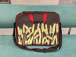 Сумка для ноутбука - вишивка бісером "Колоски"