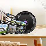 Бездротова IP міні камера відеоспостереження HD P7-W10 з Wi Fi портативна з підставкою для дому та офісу, фото 3