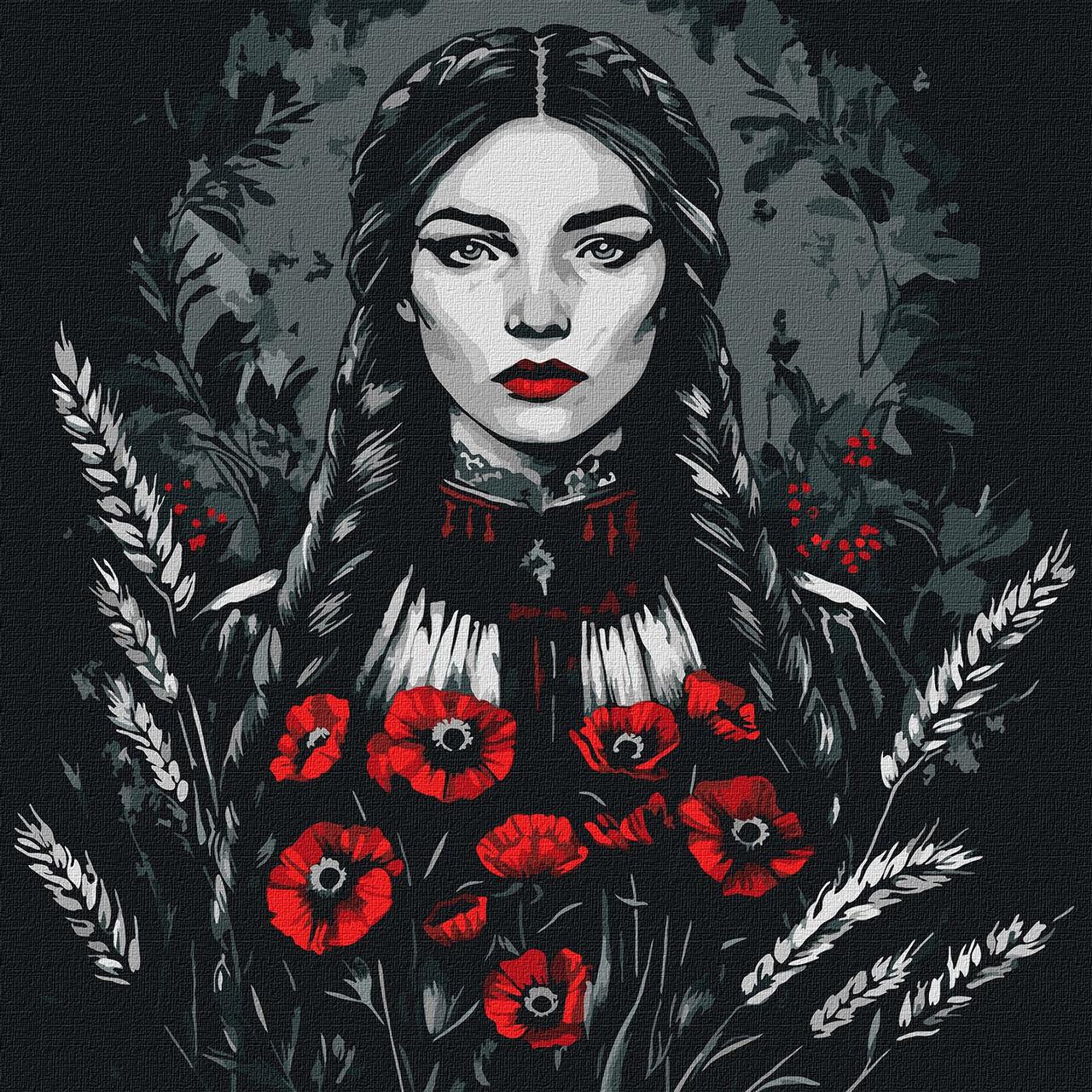 Картина за номерами Люди. Жіноча сила 40*40 см Ідейка KHO 8572, фото 1