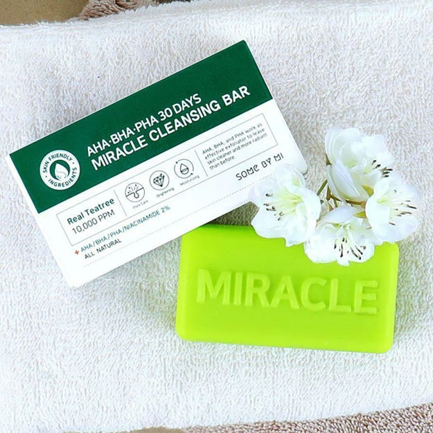 Очисне мило для проблемної шкіри з кислотами Some By Mi AHA-BHA-PHA 30 Days