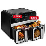 Аерофритюрниця двокамерна Lehman Taste 9 л Wi-Fi, фото 3