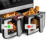 Аерофритюрниця двокамерна Lehman Taste 9 л Wi-Fi, фото 6