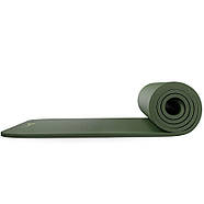 Коврик для йоги Hop-Sport HS-NB010GM NBR 1см темный хаки, фото 7