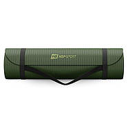 Коврик для йоги Hop-Sport HS-NB010GM NBR 1см темный хаки, фото 8