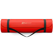 Коврик для йоги Hop-Sport HS-NB016GM NBR 1,5см красный, фото 7