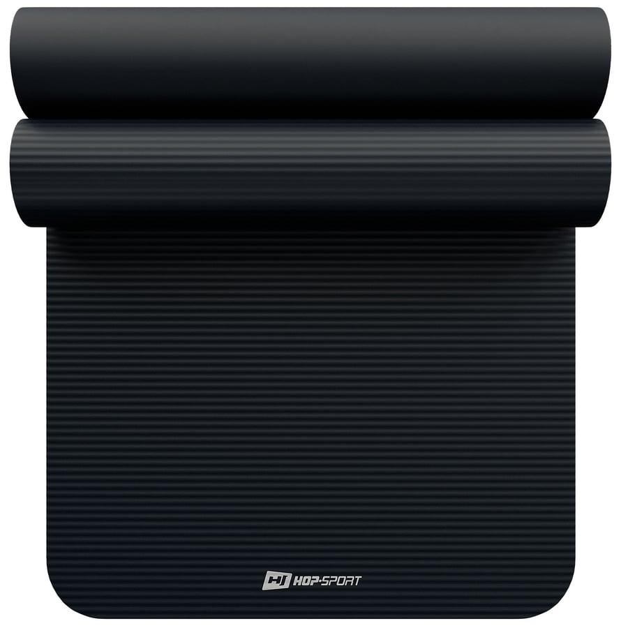 Коврик для йоги Hop-Sport HS-NB016GM NBR 1,5см черный, фото 1