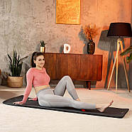 Коврик для йоги Hop-Sport HS-NB016GM NBR 1,5см черный, фото 5