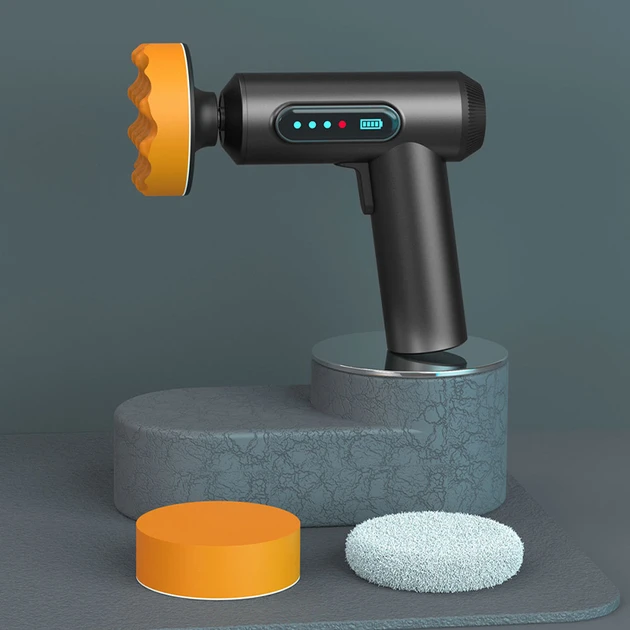 Акумуляторна полірувальна машинка для авто Lesko LY-02, фото 1