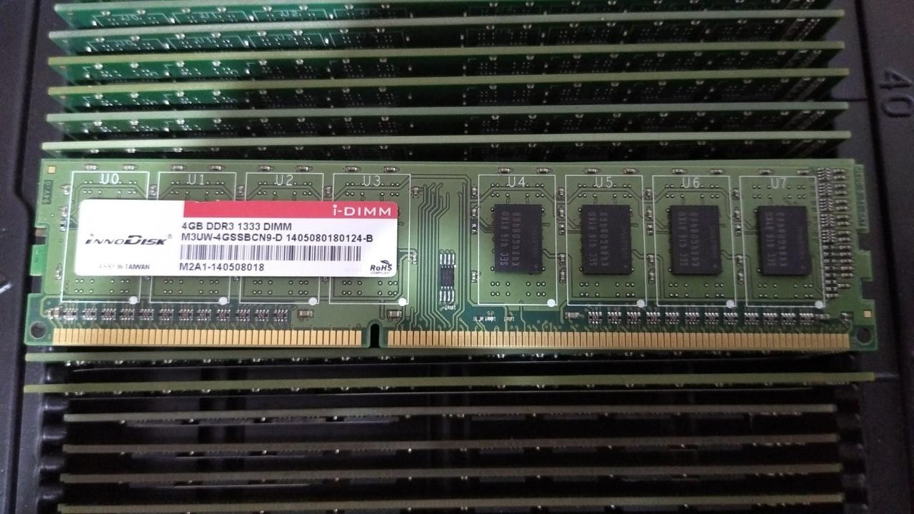 4GB DDR3 1333MHz InnoDisk PC3 10600U 1Rx8 RAM Оперативна пам'ять, фото 1