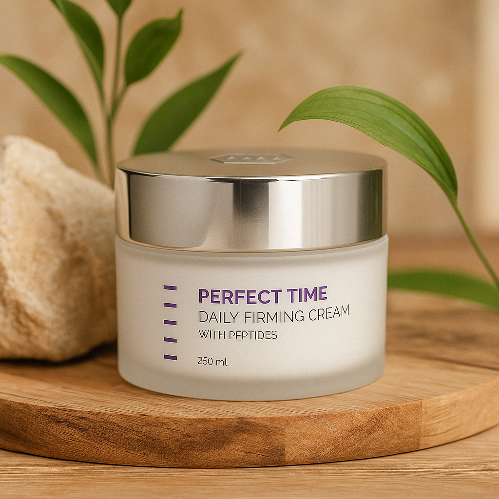 Денний крем відновлюючий пептидний омолоджуючий Holy Land Perfect Time Daily Firming Cream 250 ml, фото 1