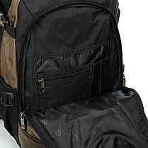 Рюкзак шкільний для хлопчика підлітковий ортопедичний зелений на два відділи з 6 по 11 клас Power In Eavas 9009, фото 4