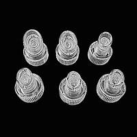 Змінна насадка для апарата воднево-кисневого гідропілінгу — набір із 6 очищувальних головок для видалення чорних цяток