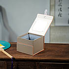 Коробка-шкатулка подарункова з екошкіри для годинника, аксесуарів, фото 5