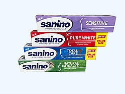 Saninо зубна паста 90 мл в асортименті