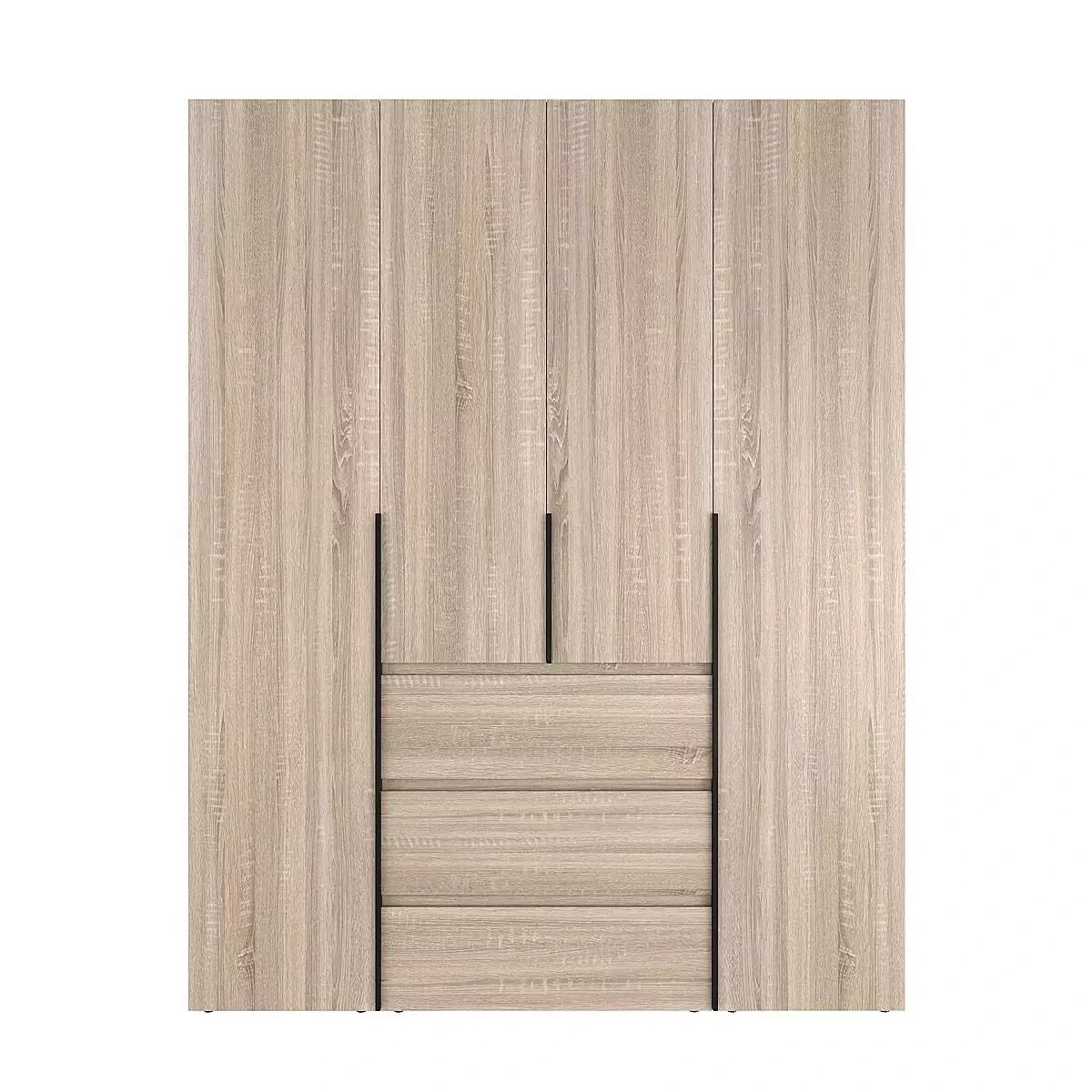 Шафа розпашна 1 Light 160x220x50 см Дуб сонома, фото 1