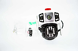 Ip WiFi камера вулична поворотна 6Mp YC101 2 незалежні обʼєктиви з віддаленим доступом датчик руху нічне бачення, фото 8