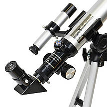 Дитячий телескоп Sigeta Kleo II 40/400 AZ | Короткофокусний рефрактор початкового рівня для астрономічних спостережень, фото 5